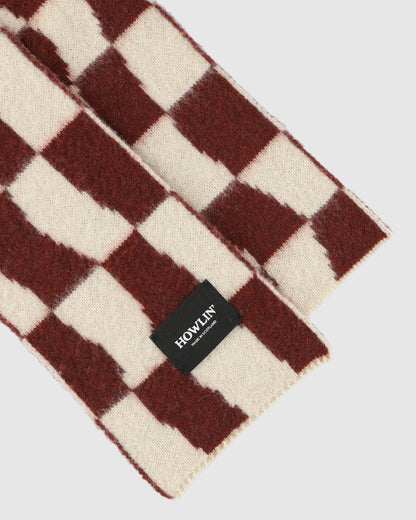Scottish Lambswool Mini Checkerboard Scarf
