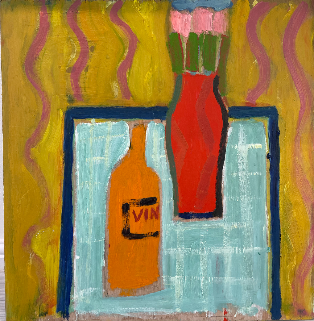 'Vin with Still Life' Original Artwork