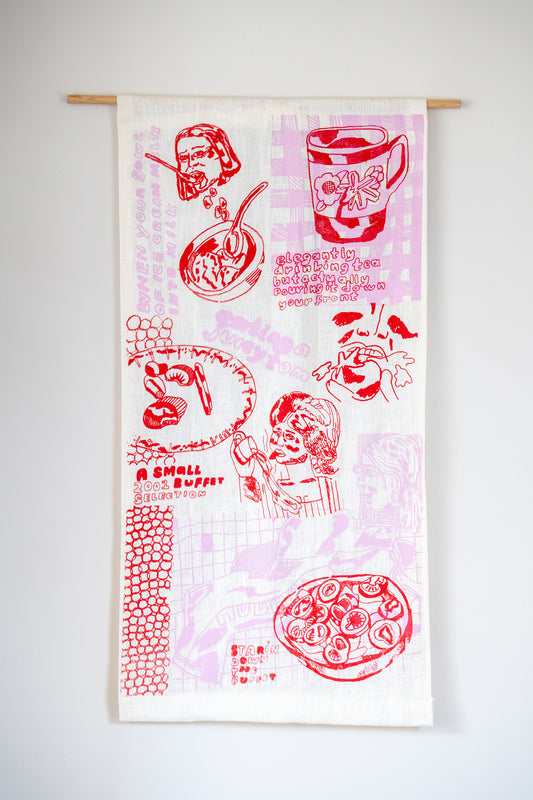 Jesse Warby 'Tomato' Table Runner