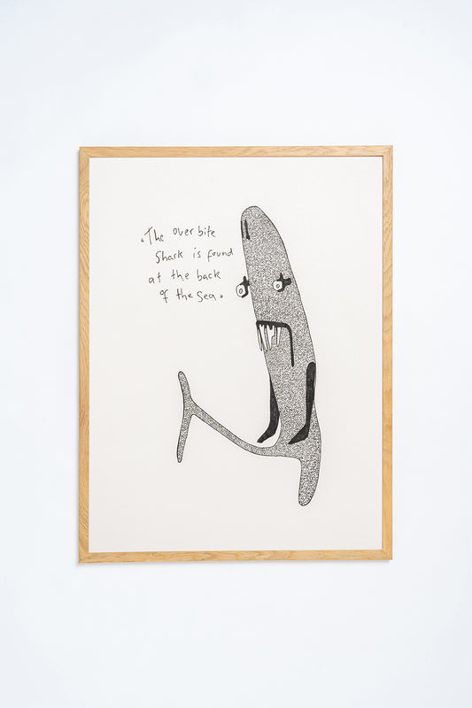 'The Overbite Shark is found at the back of the sea' Original Artwork