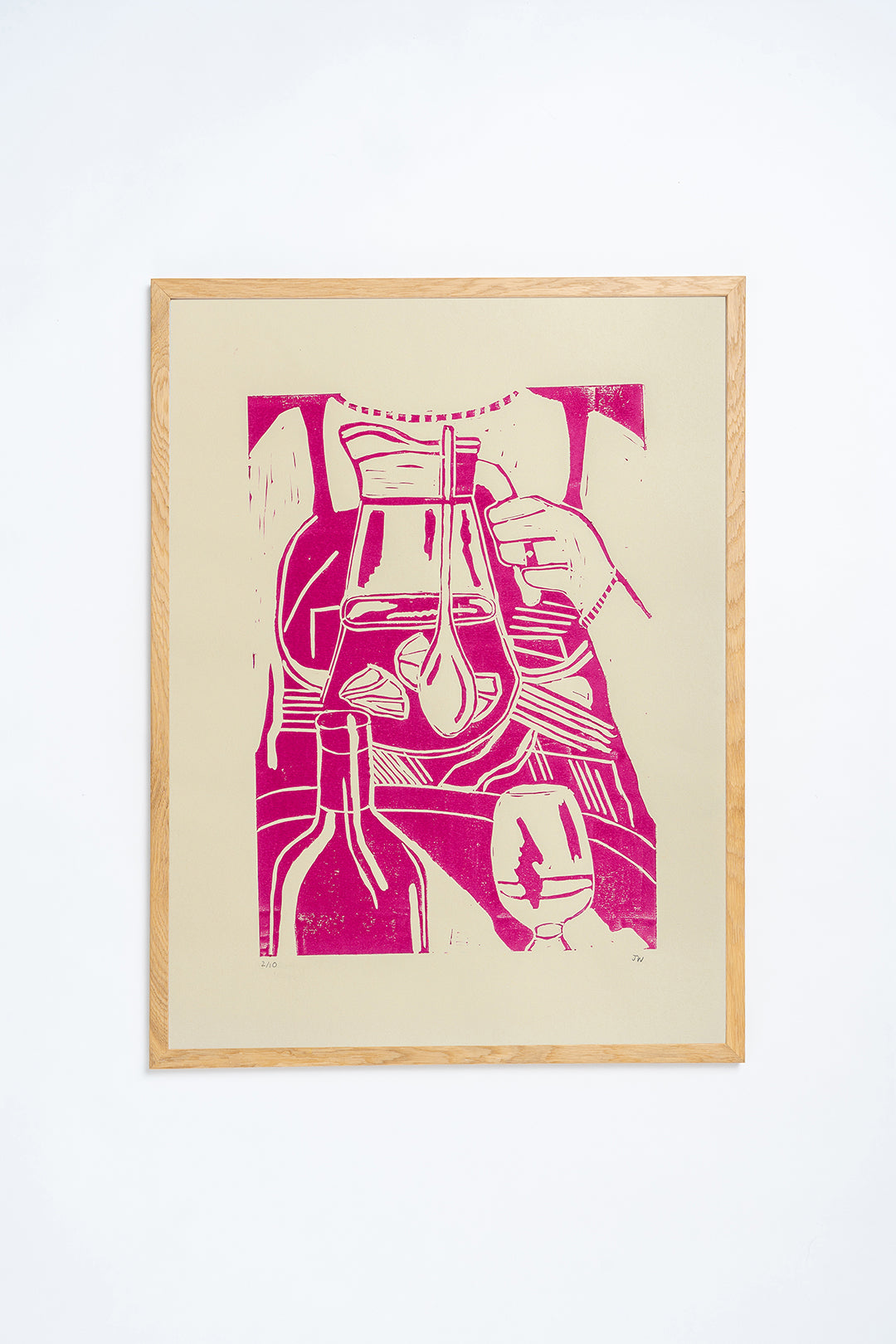 'Sangria' Lino Print