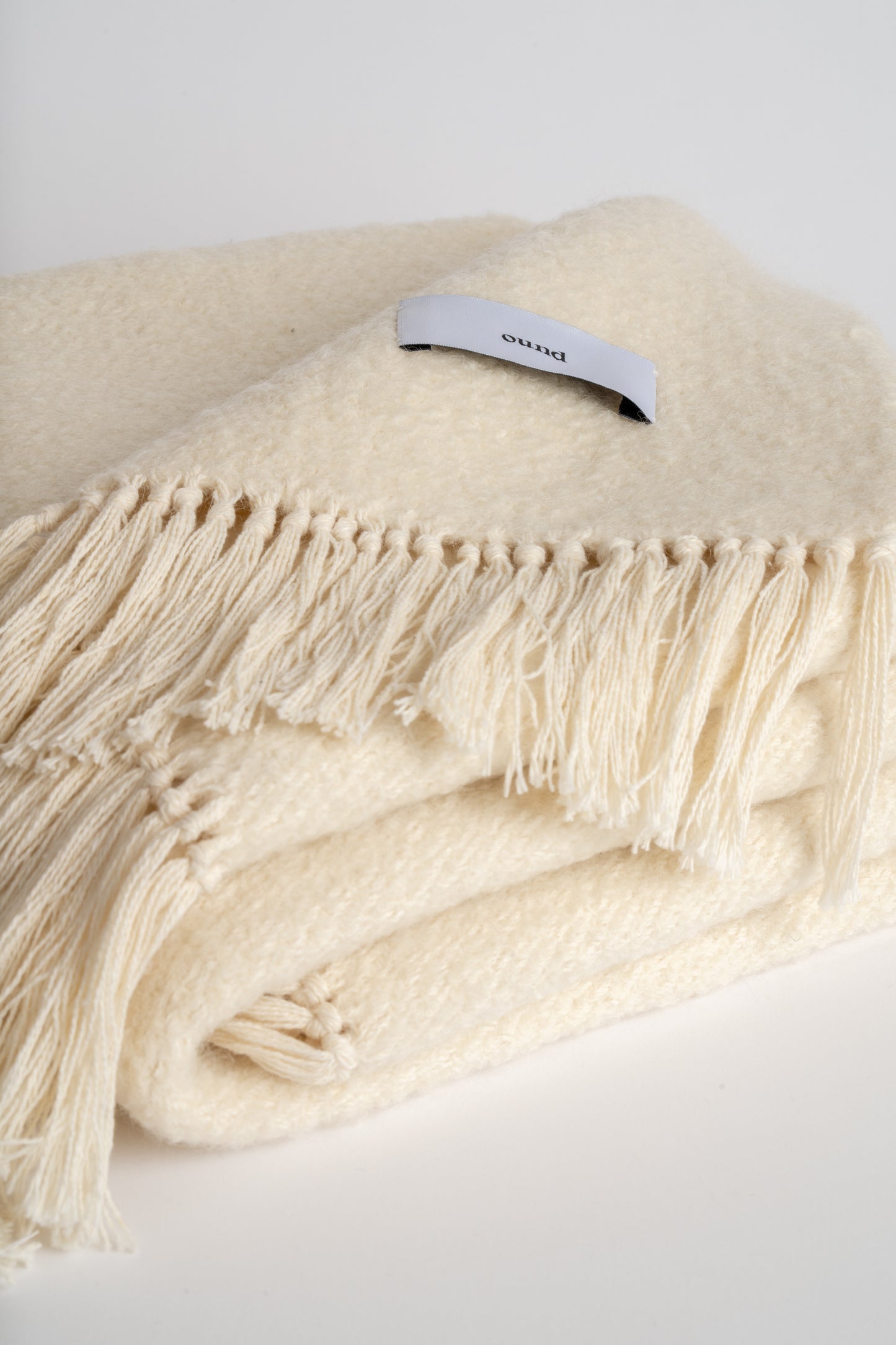 Ound Super Fine Merino & Repurposed Cotton Plum Blanket