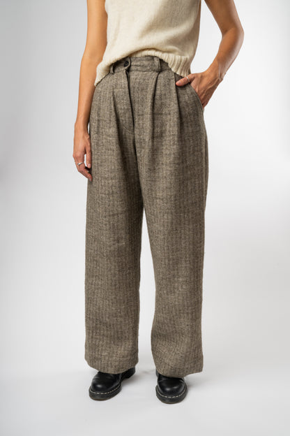 Japanese Linen Wool Mara Trouser