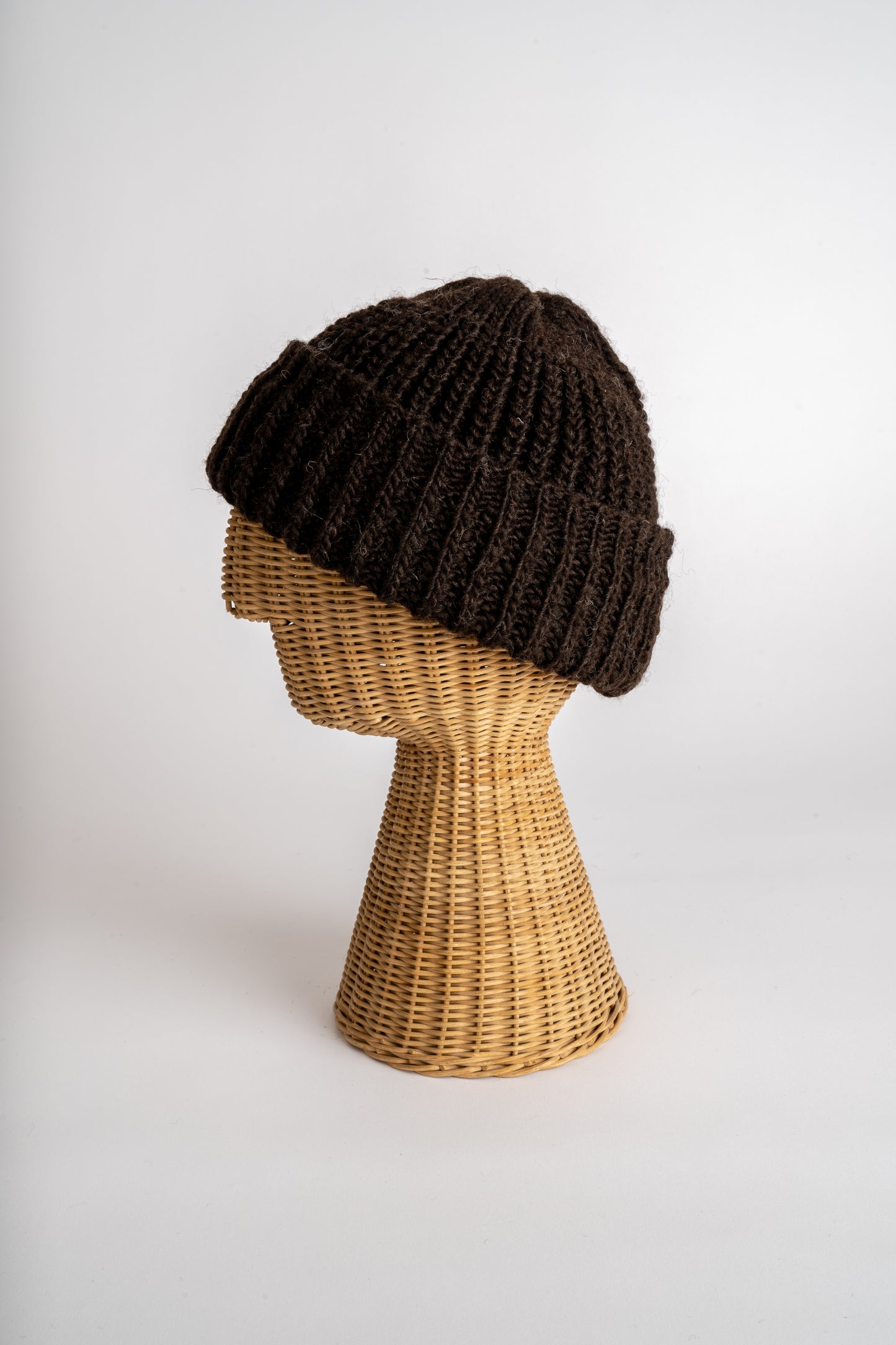 Wool Fisherman Rib Beanie