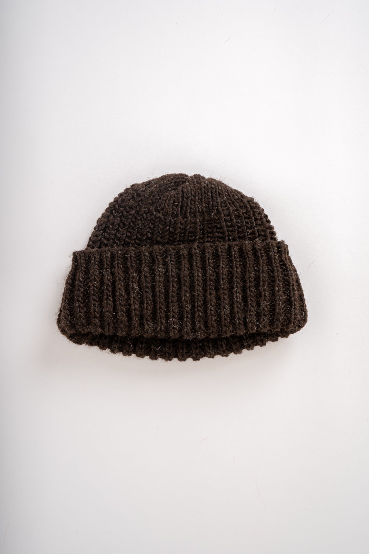 Wool Fisherman Rib Beanie