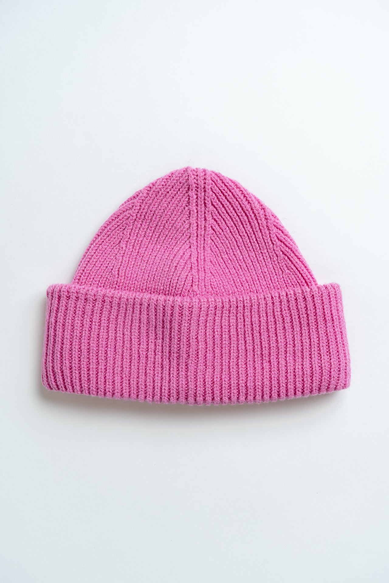 Chunky Soft Wool Beanie Hat Pink Exclusive