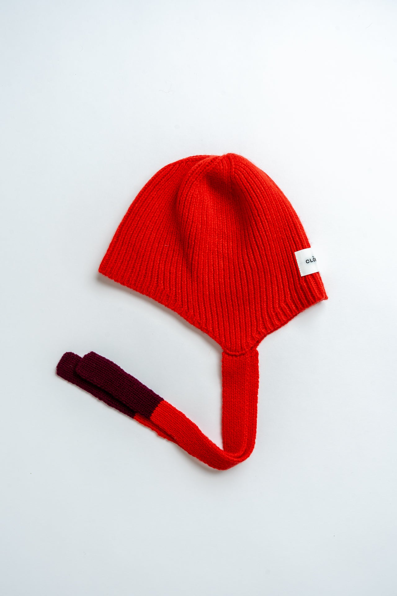 Soft Wool Tied Bonnet Hat