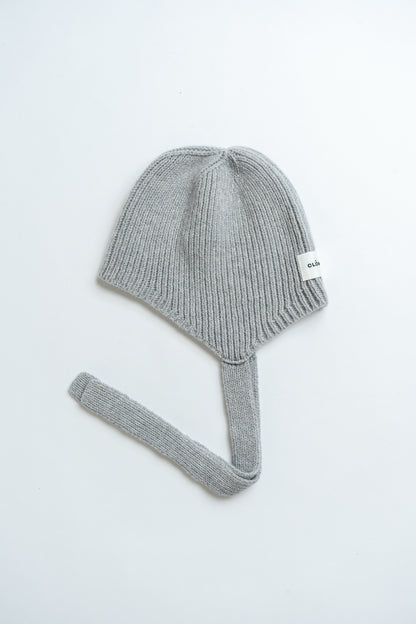 Soft Wool Tied Bonnet Hat