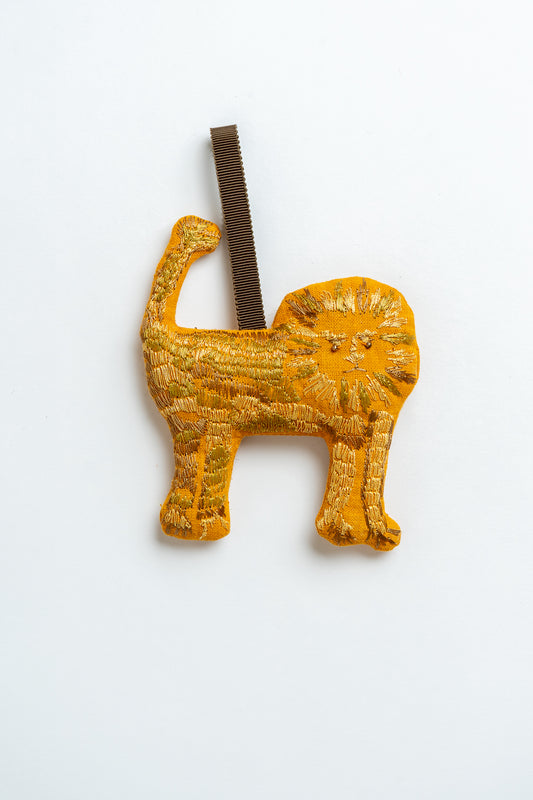 Lion Christmas Decoration Gold