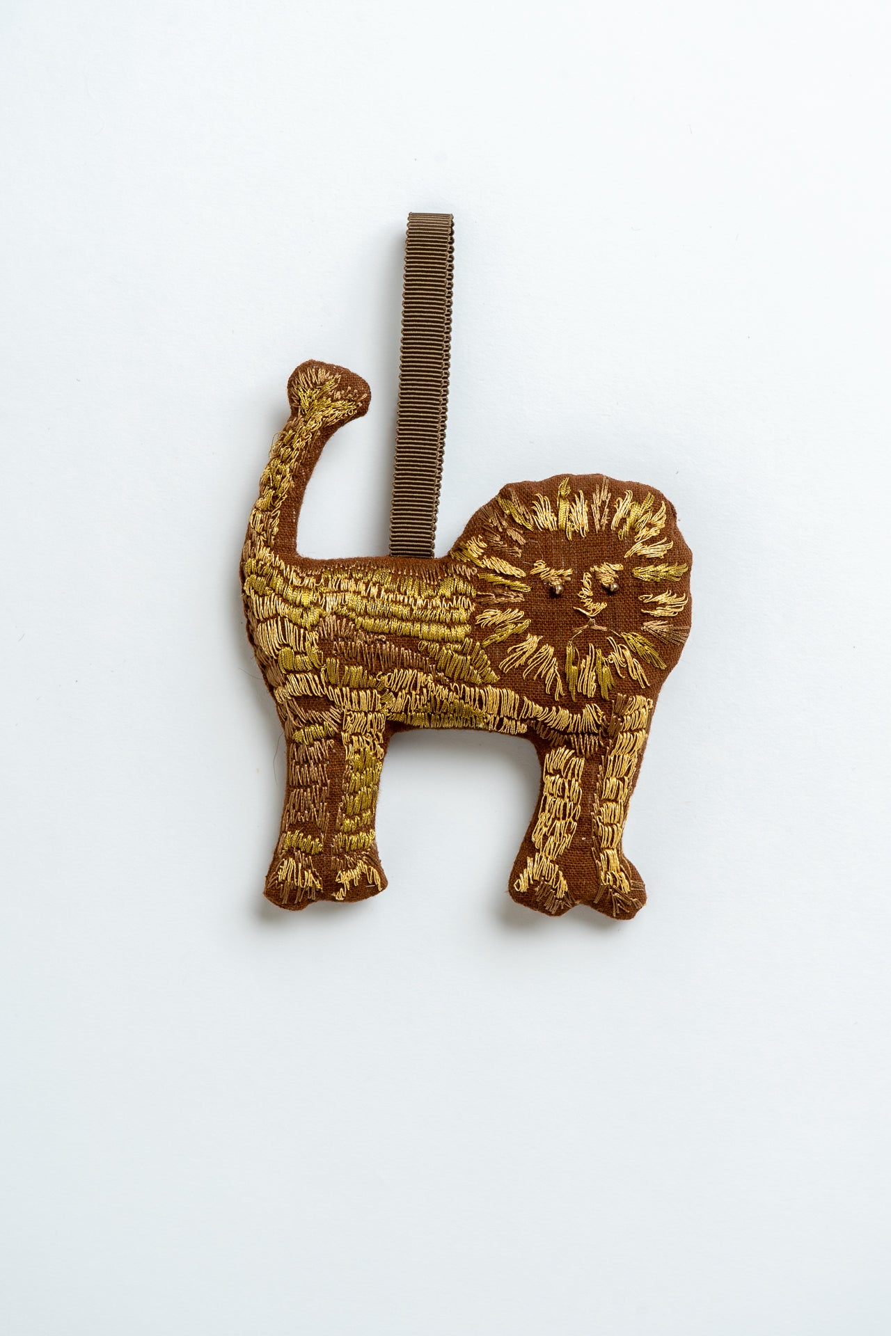 Lion Christmas Decoration Sepia