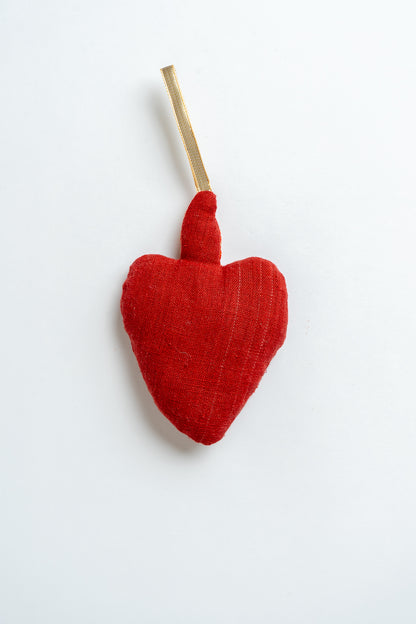 Candle Heart Christmas Decoration Blue