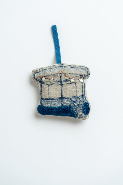 Montpellier Bandstand Christmas Decoration Blue