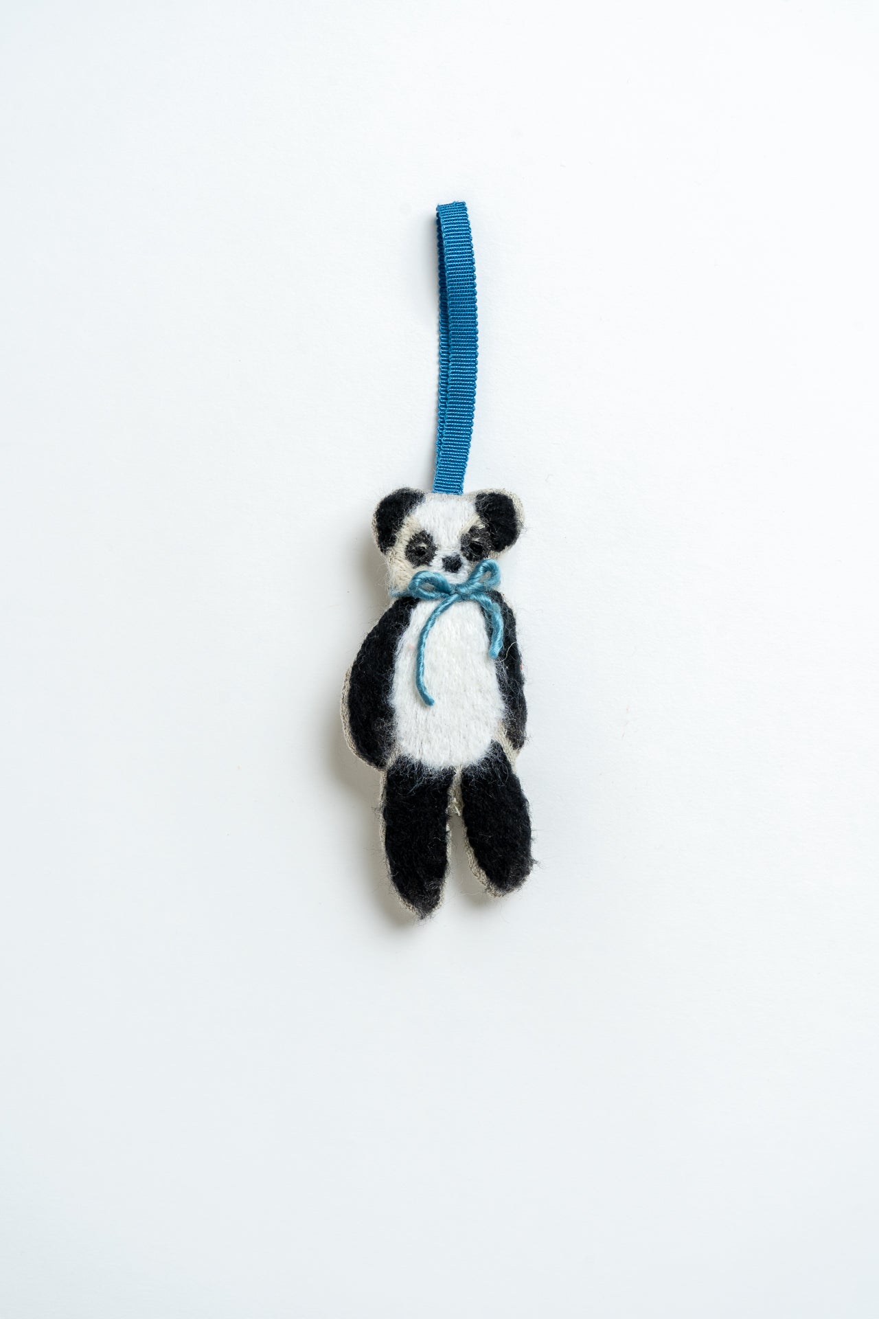 Panda Scarf Christmas Decoration Black