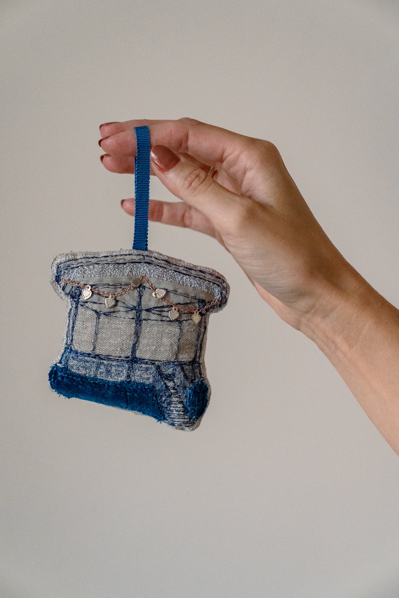 Montpellier Bandstand Christmas Decoration Blue