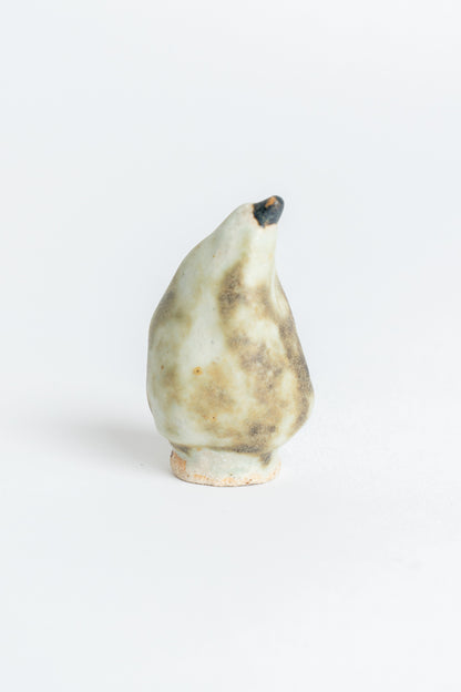 Ceramic 'Mottle Pear' Garden Cane Topper Green