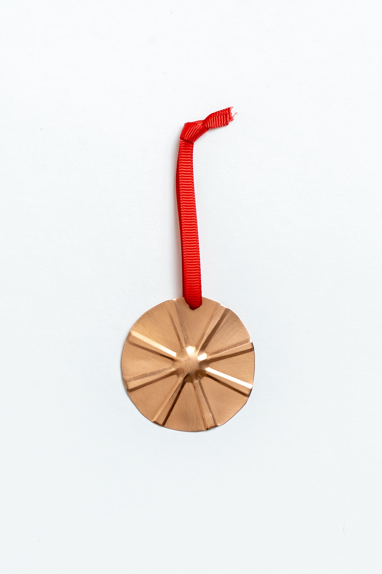 Copper Festive Medallion Red