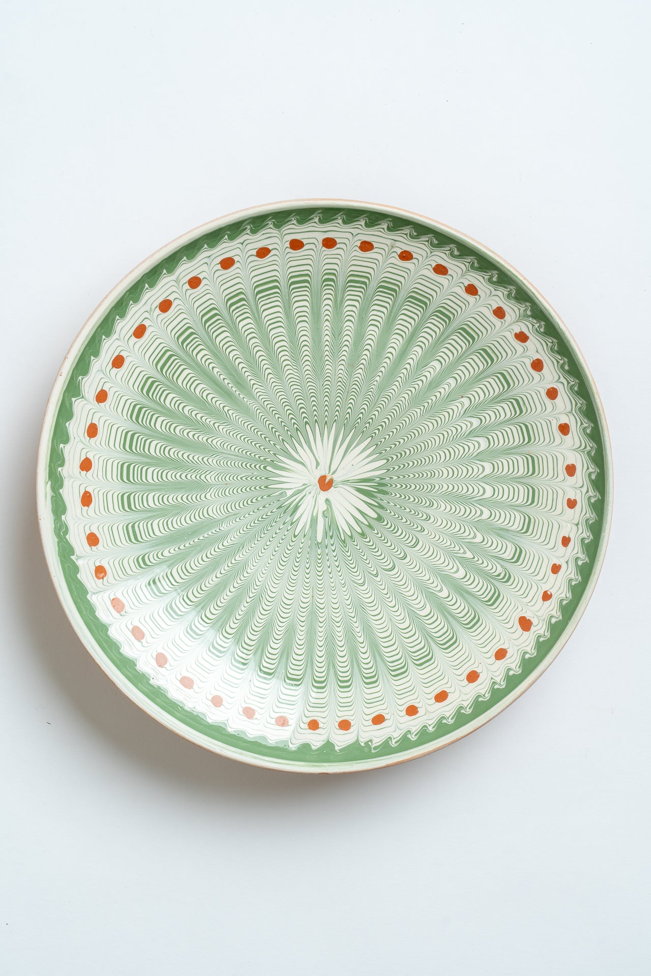 Ceramic Serving Plate Green