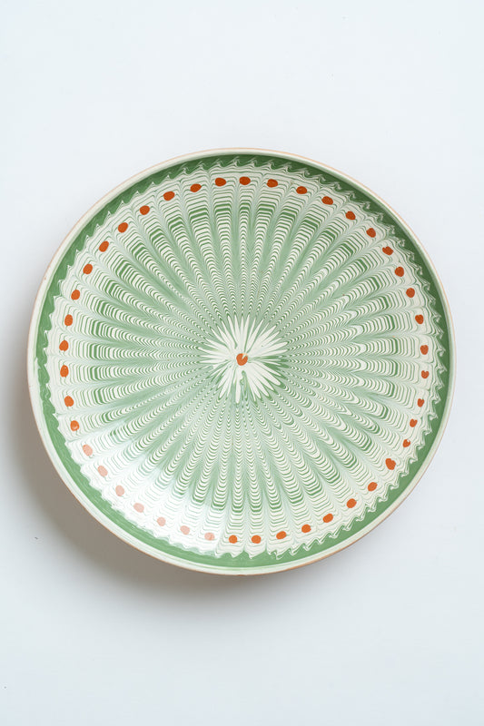 Ceramic Serving Plate Green