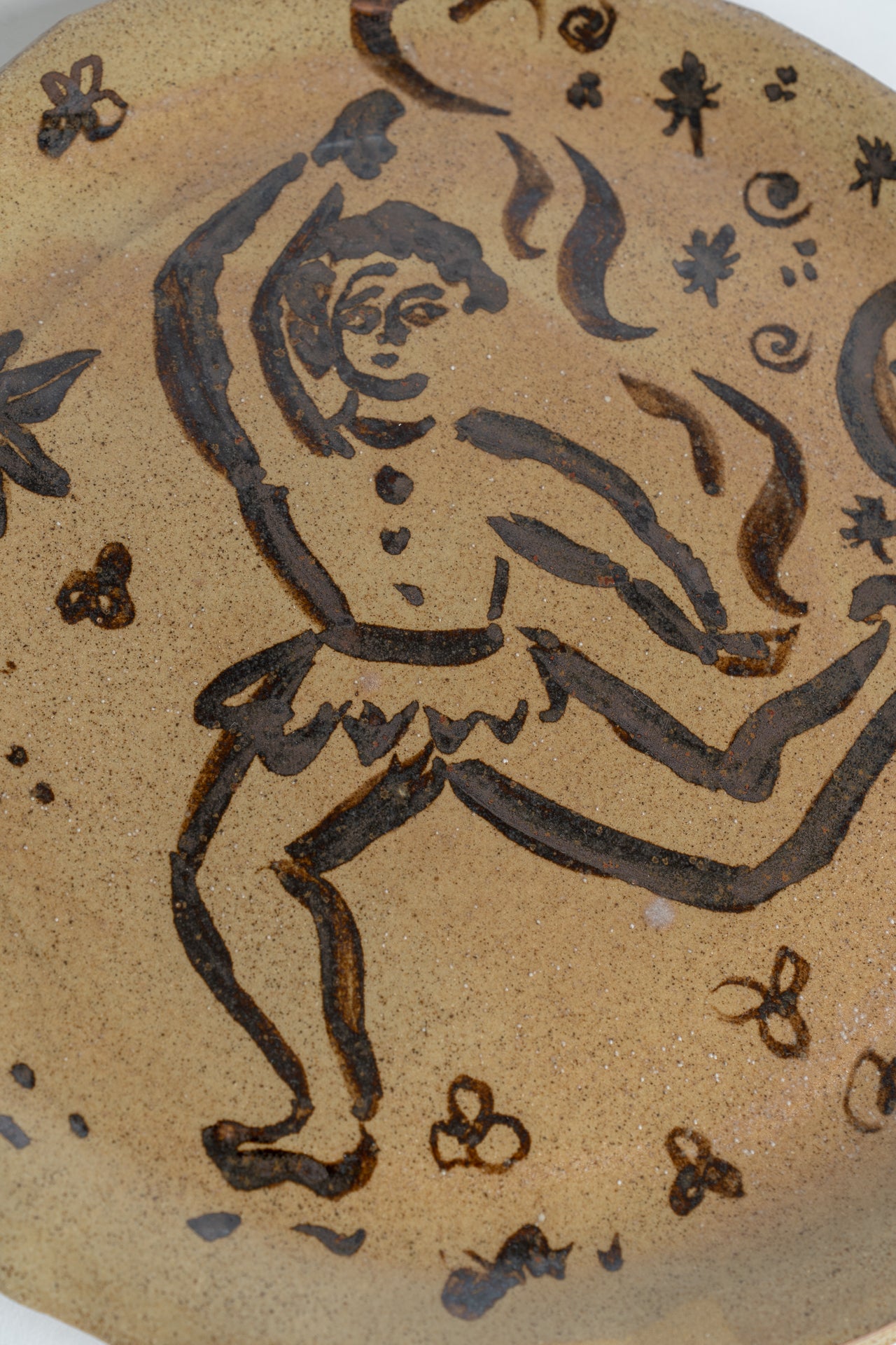 Ceramic Winter Solstice Figure Plate