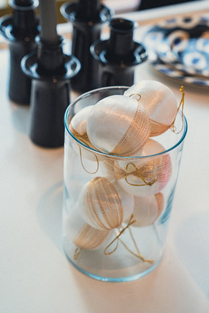 Vintage Satin Spun Christmas Bauble