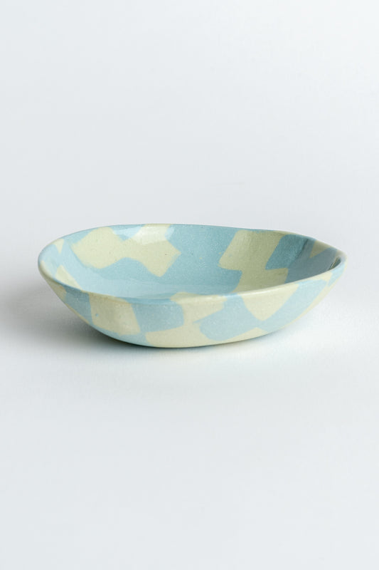 Ceramic Checkerboard Small Bowl