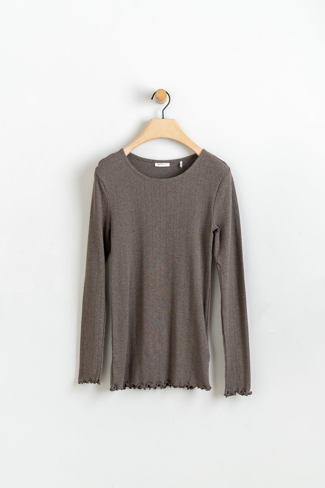 Organic Cotton Edie Blouse Brown Melange