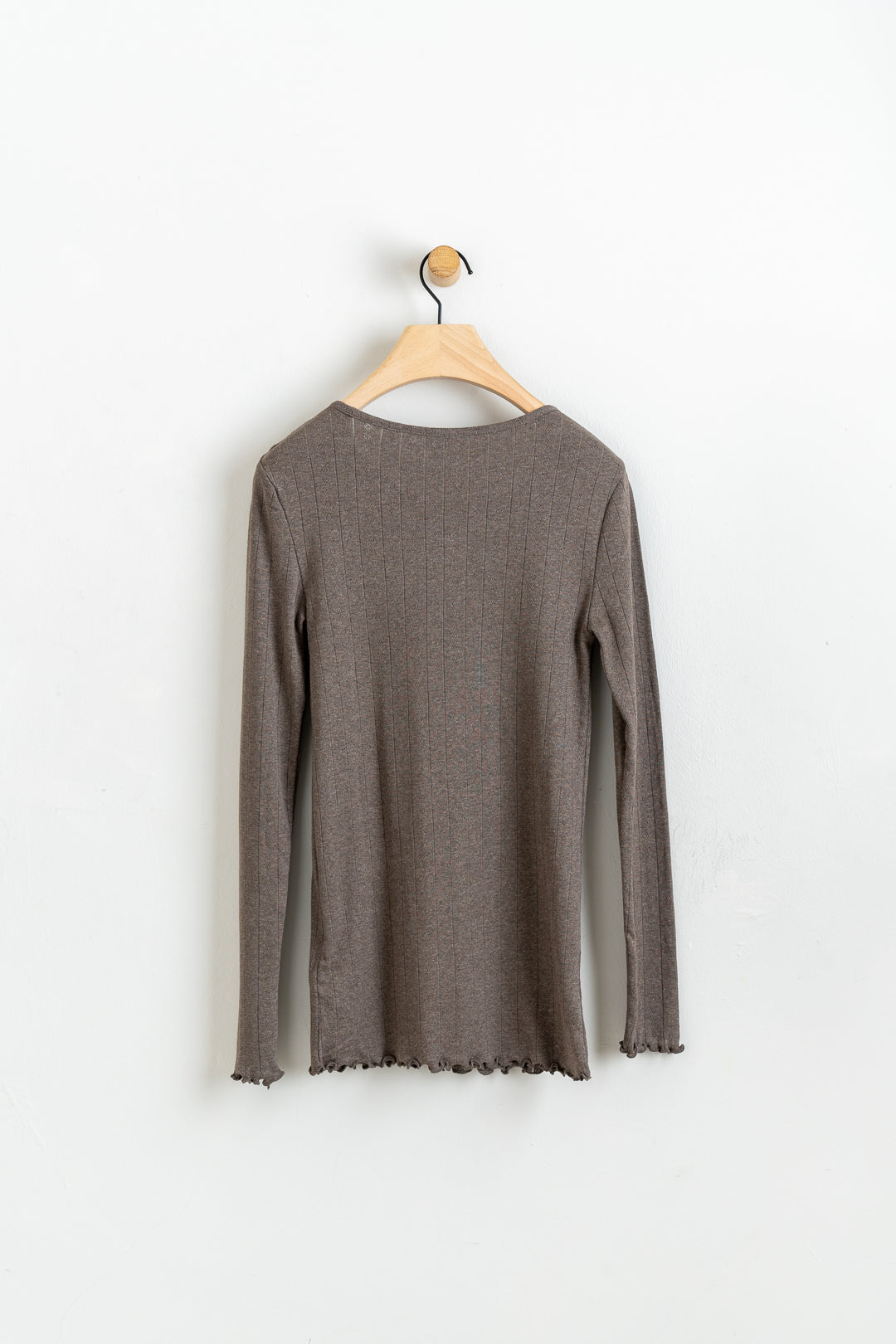 Organic Cotton Edie Blouse Brown Melange