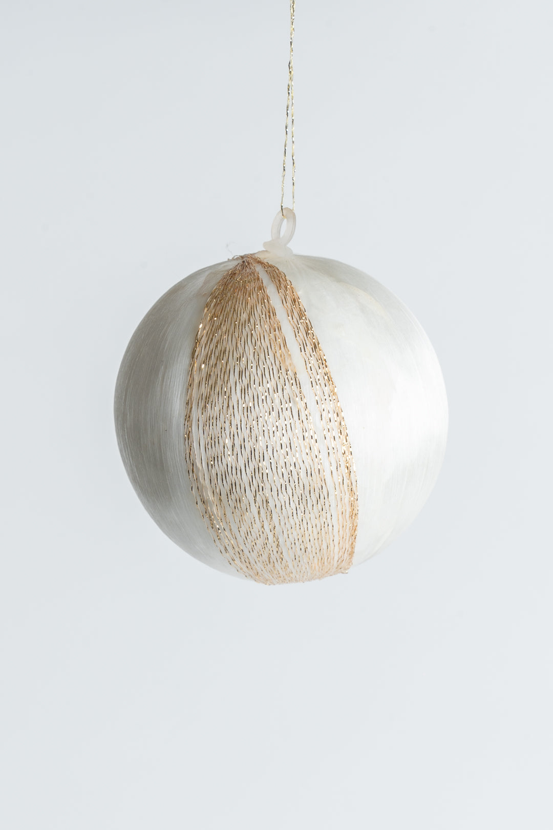 Vintage Satin Spun Christmas Bauble