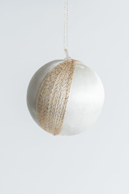 Vintage Satin Spun Christmas Bauble