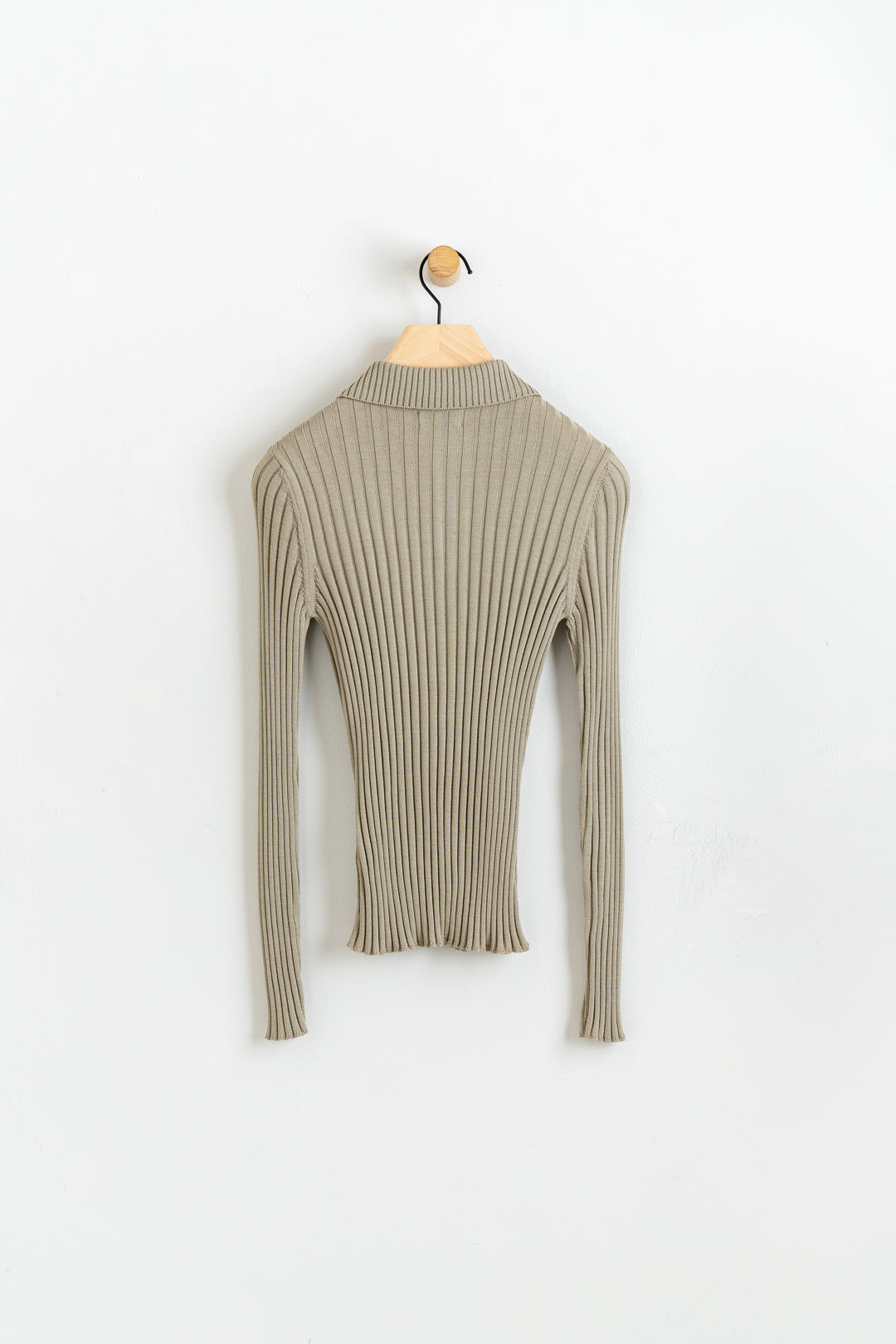 Extra Fine Merino Wool Dome Long Sleeve Top