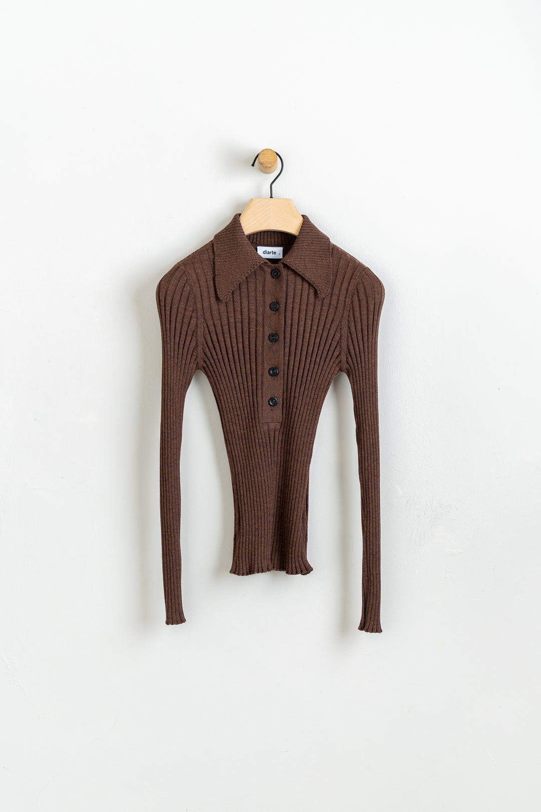 Extra Fine Merino Wool Dome Long Sleeve Top