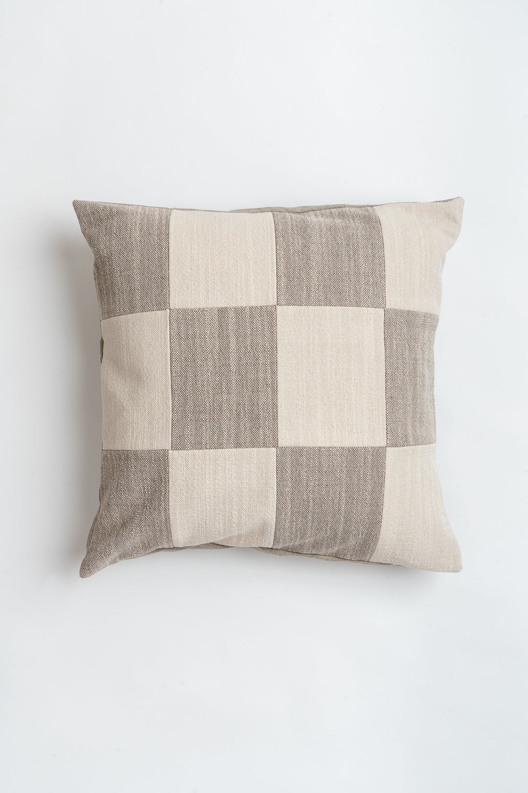 Linen Checkerboard Cushion