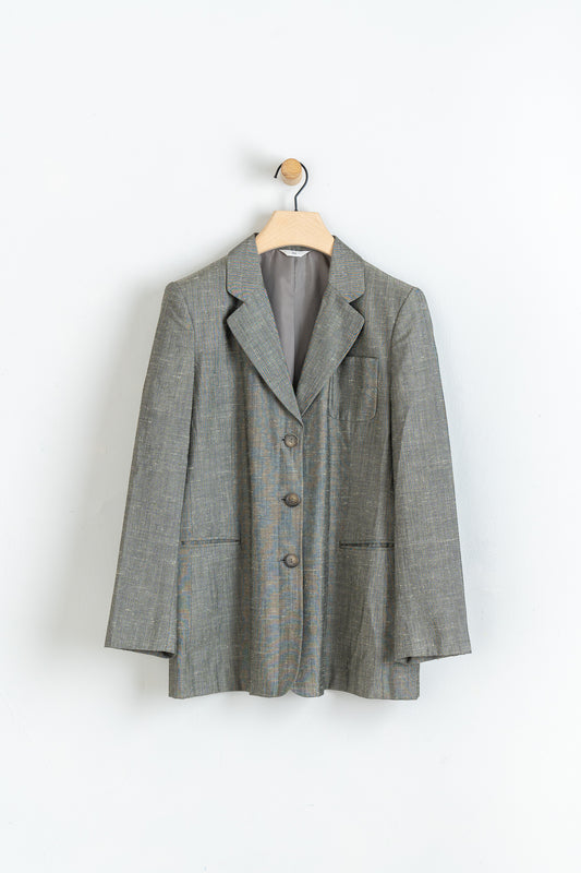 Italian Vintage Wool Single Breasted Suit - XS