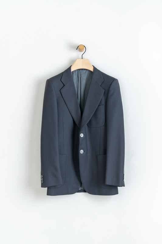 Vintage Italian Wool Suit Navy / Dark Grey