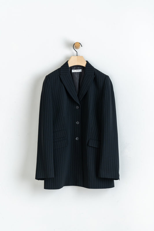 Planet Vintage Pinstripe Blazer