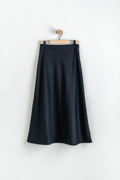 Merino Wool Mila Skirt Black