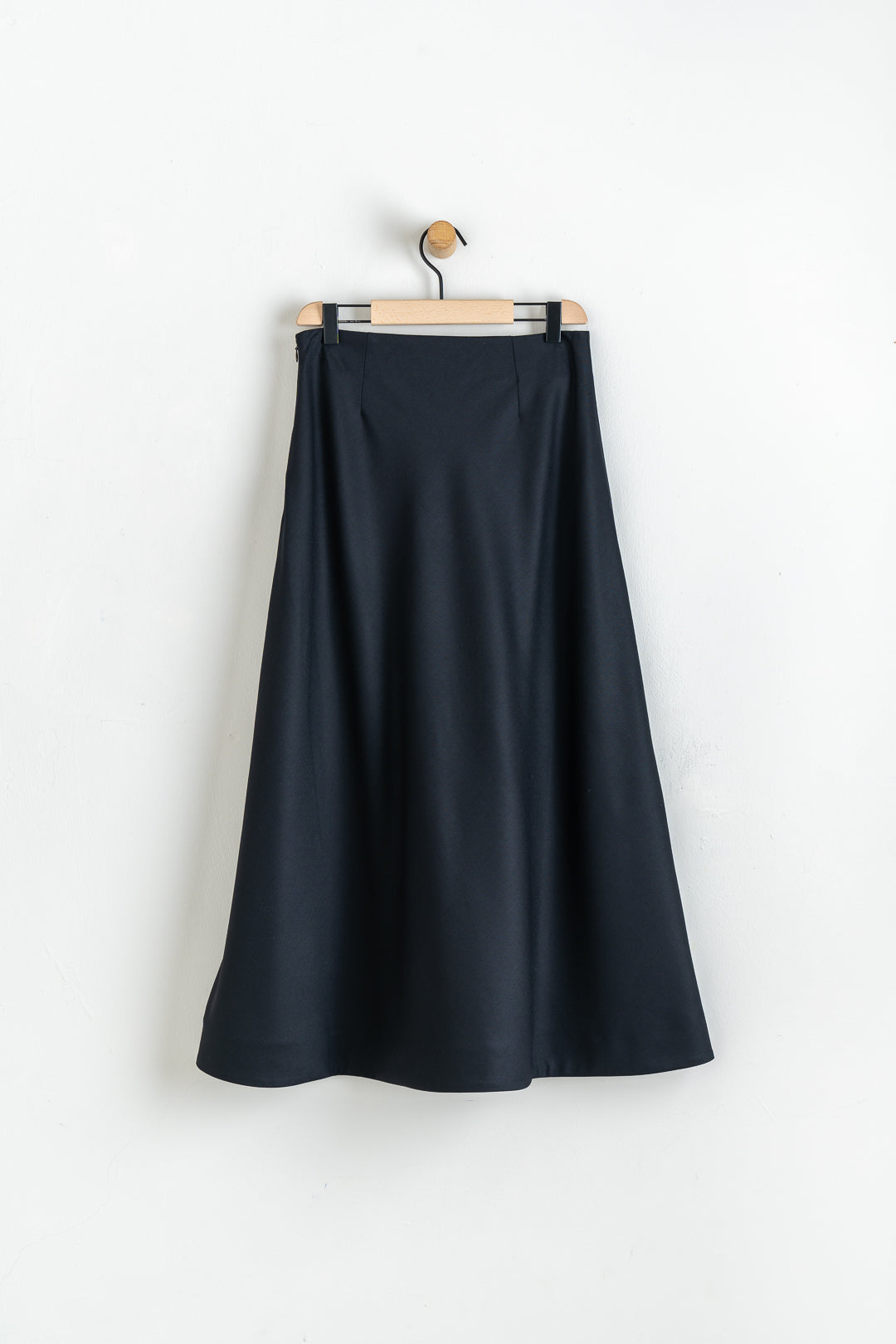 Merino Wool Mila Skirt Black