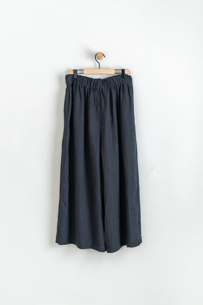 Linen Rebecca Trouser Charcoal