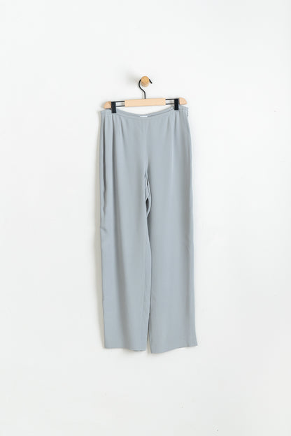 Armani Collezioni Straight Leg Silk Trousers