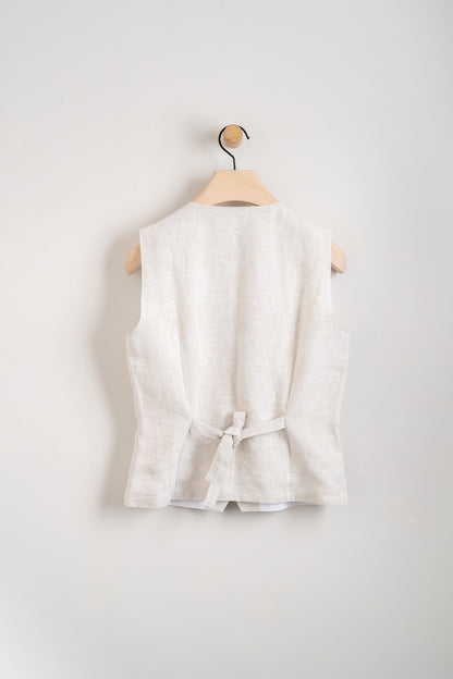 Irish Linen Avery Waistcoat