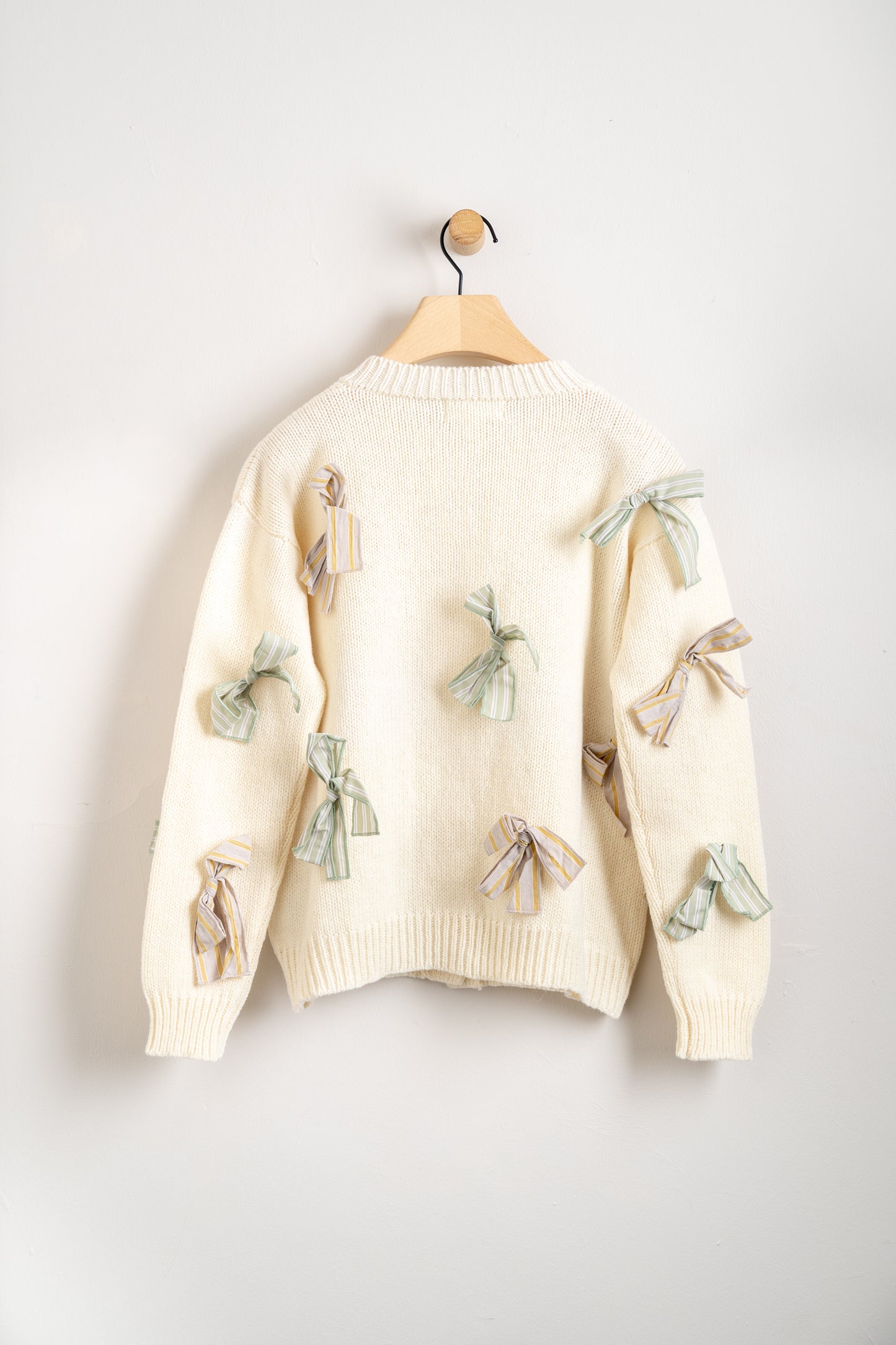 Cawley Studio Wool Rosa Cardigan with Bows