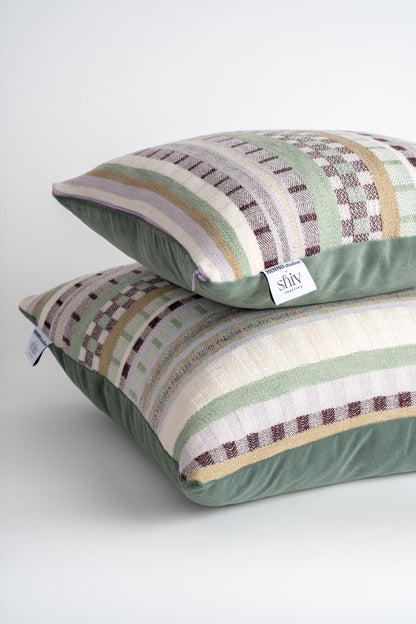 Hand Woven Linen & Wool Large Aoife Cushion