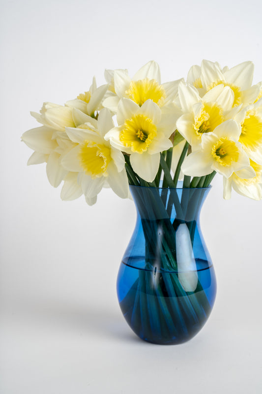 MIMMO Studios Blue Glass Vase