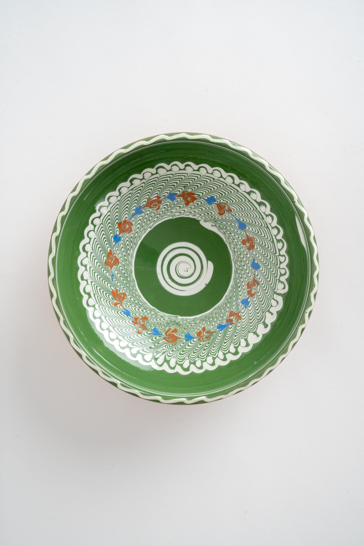 Horezu Pottery Hand Painted Traditional Romanian Fruit Bowl