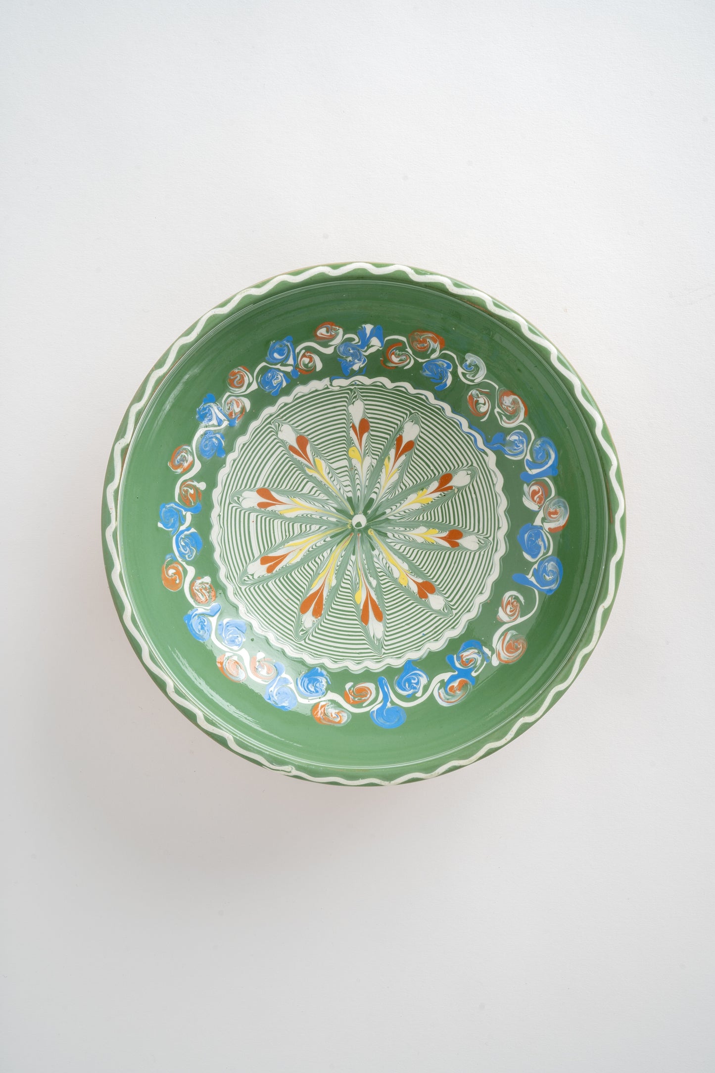 Horezu Pottery Hand Painted Traditional Romanian Fruit Bowl