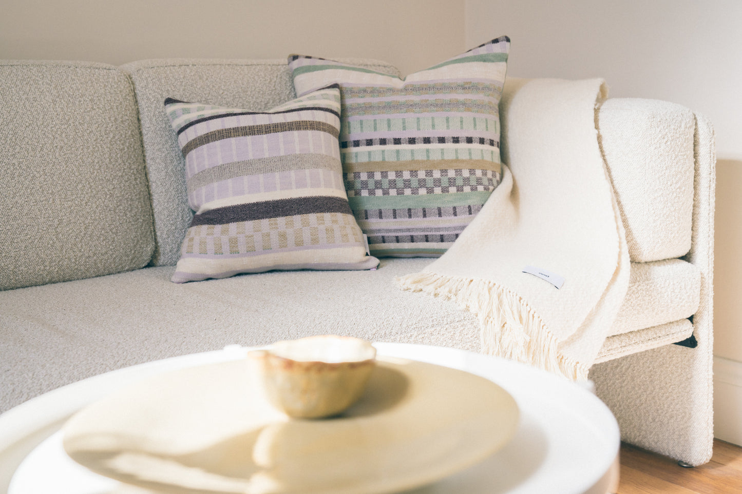 Hand Woven Linen & Wool Aoife Cushion