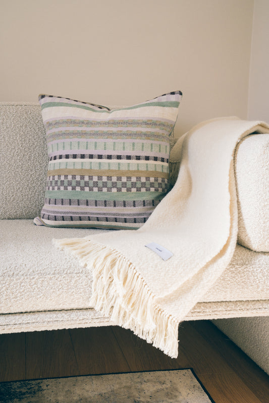 Hand Woven Linen & Wool Aoife Cushion