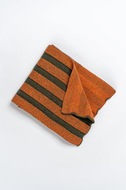 Handcrafted Merino Wool Stripe Scarf