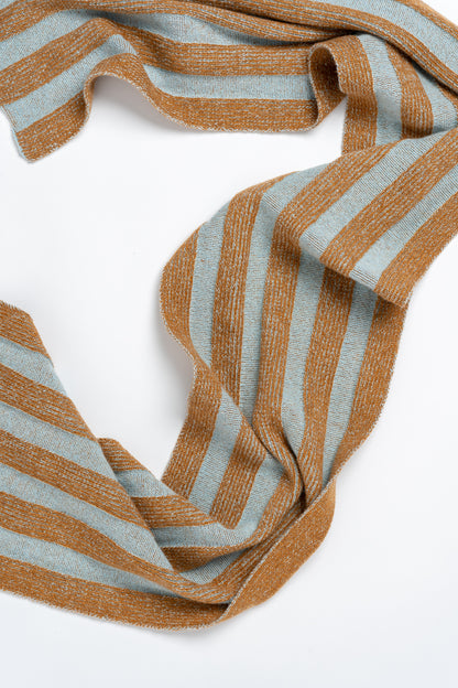 Handcrafted Merino Wool Stripe Scarf