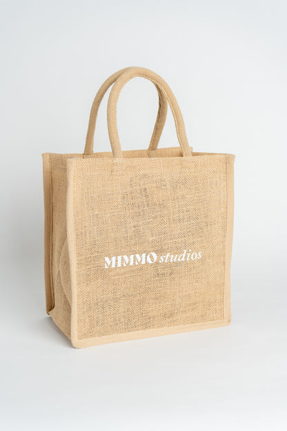 MIMMO Studios Jute Shopping Bag